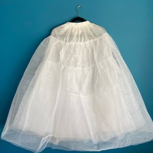 Petticoat Tulle White One Size Fits Most